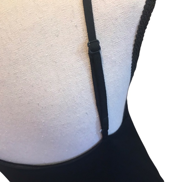 Six Crisp Days Black Halter Mini Dress Size Medium - Picture 5 of 8